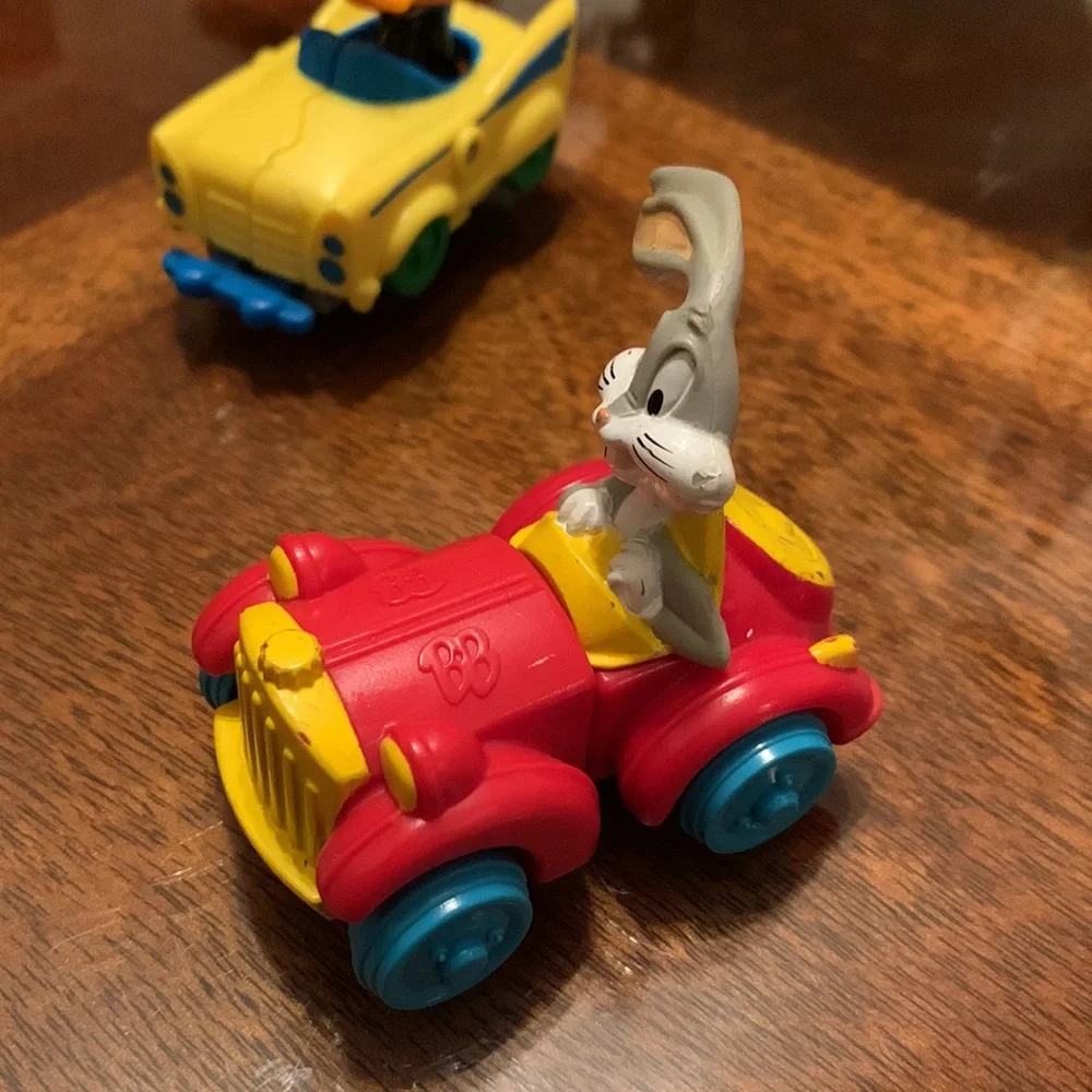 1992 Warner Bros Quack up Car Bugs Bunny Daffy vintage Toy Cars Looney Tunes WB